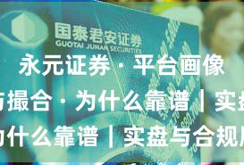 永元证券 · 平台画像 · 技术与撮合 · 为什么靠谱｜实盘与合规版